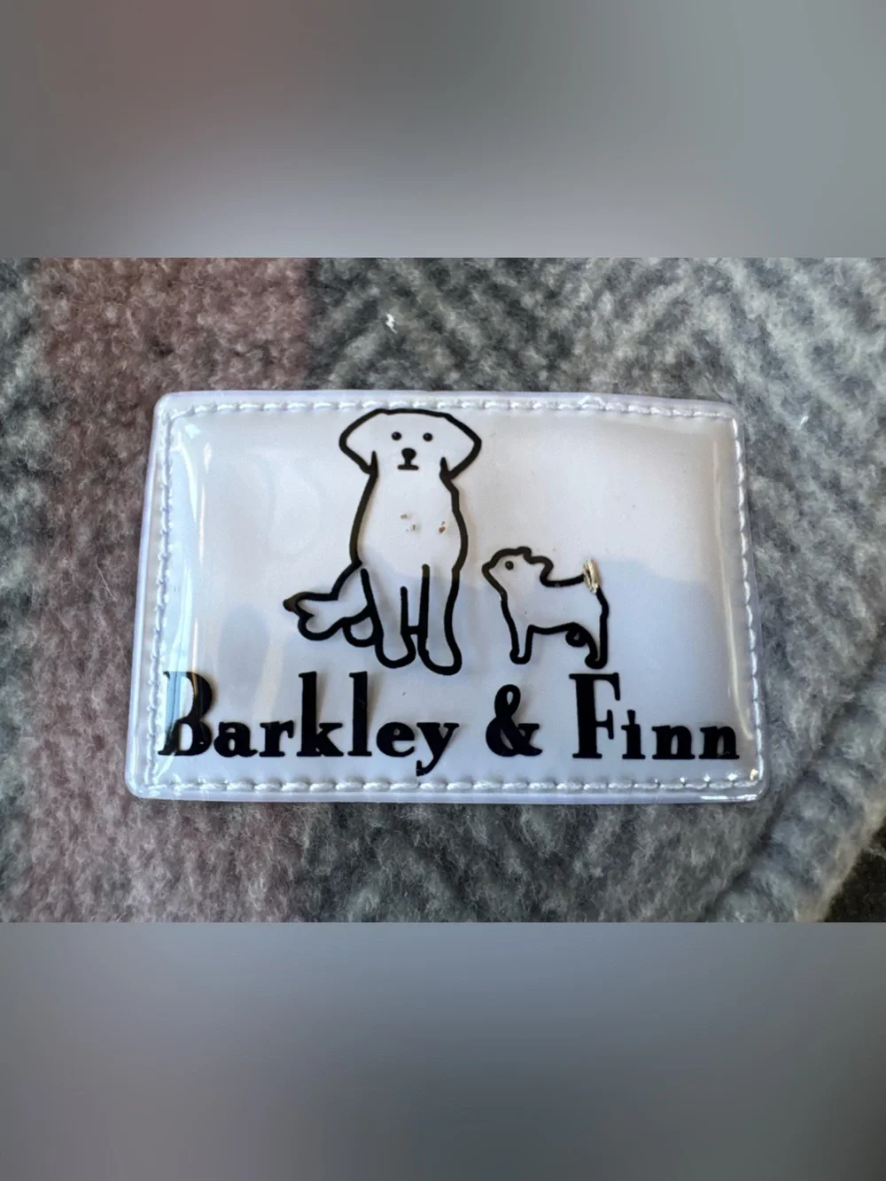 Barkley & Finn Plaid Pet Hooded Sherpa Lined Coat Size Medium (NWT)
